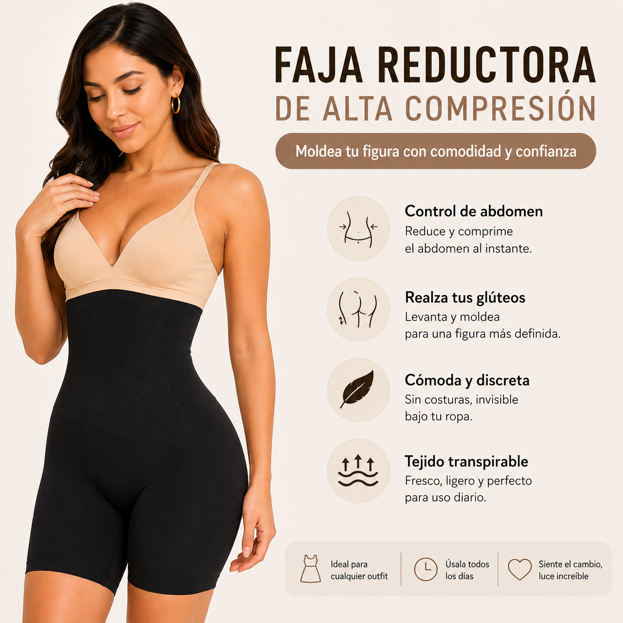 CurvaFit - Short Moldeador