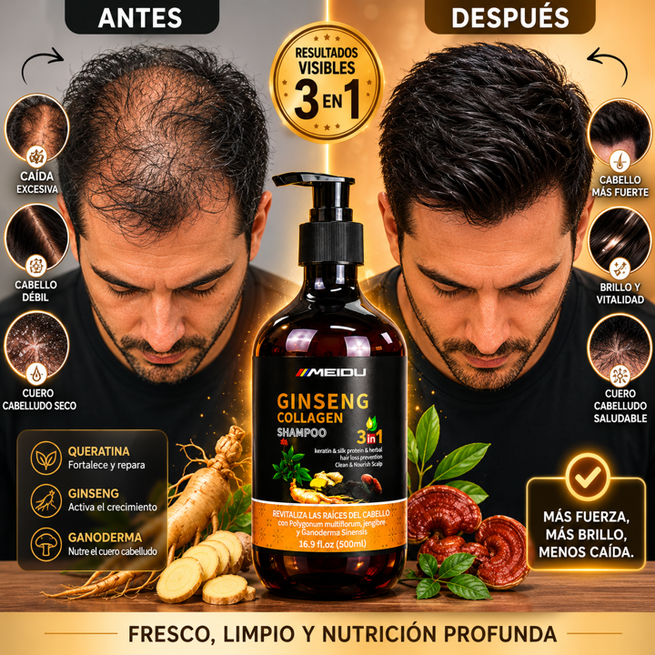 GINSENG PRO - Shampoo 3 EN 1