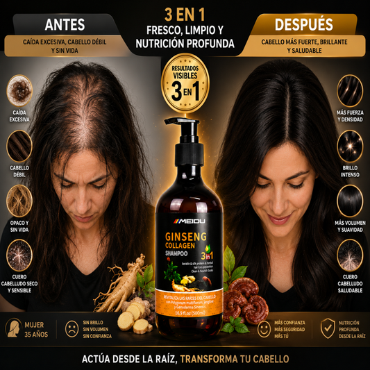 GINSENG PRO - Shampoo 3 EN 1